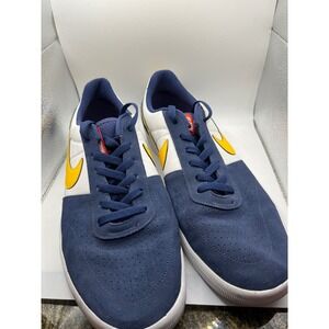 Nike Men's Navy and Yellow Athletic Shoes